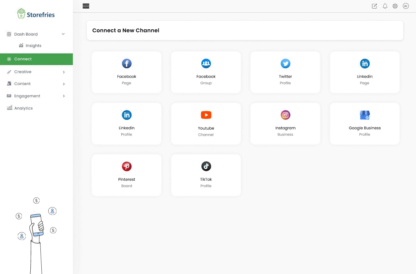 link your tiktok profile to your storefries