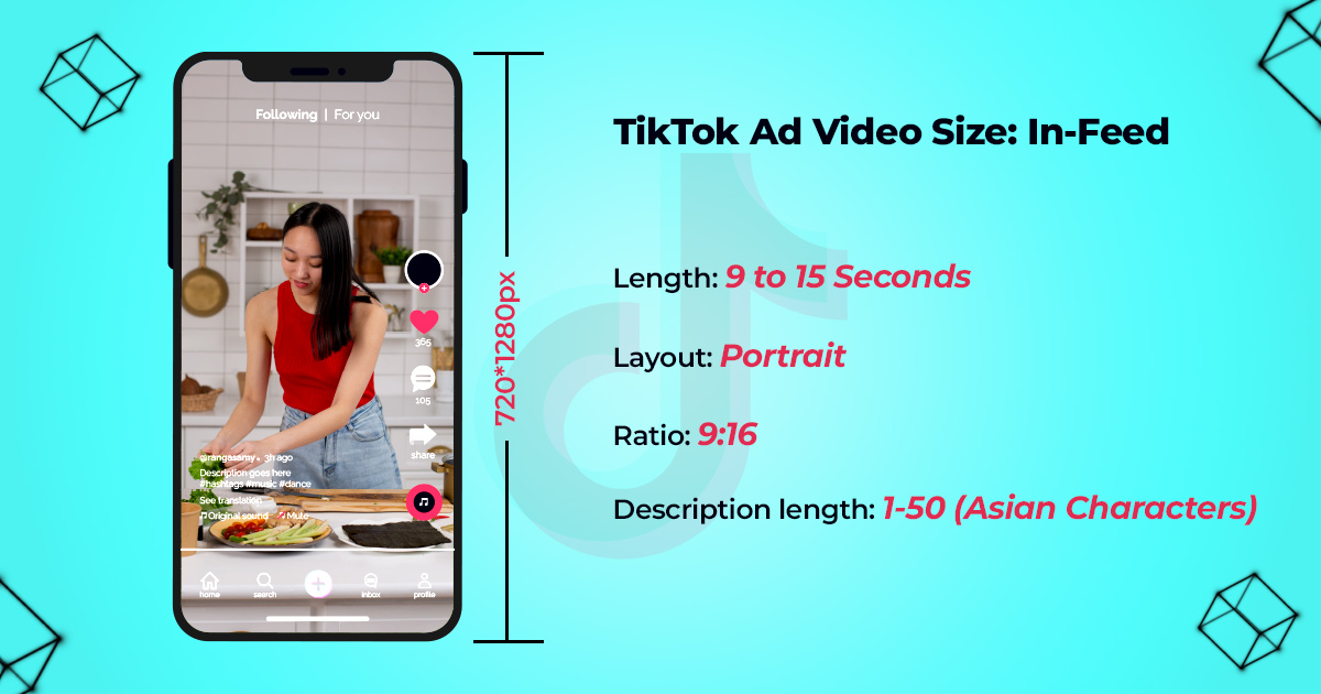 tiktok ad video size in feed 