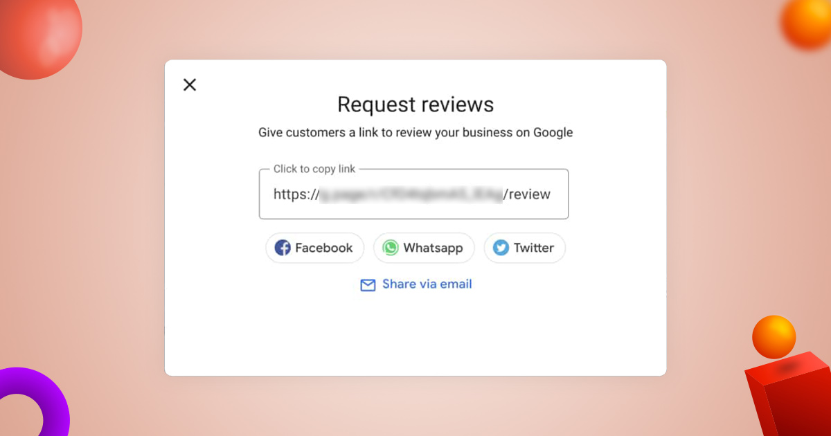 share google reviews