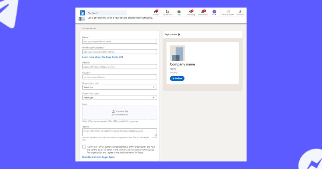 How to create a professional LinkedIn account for Business