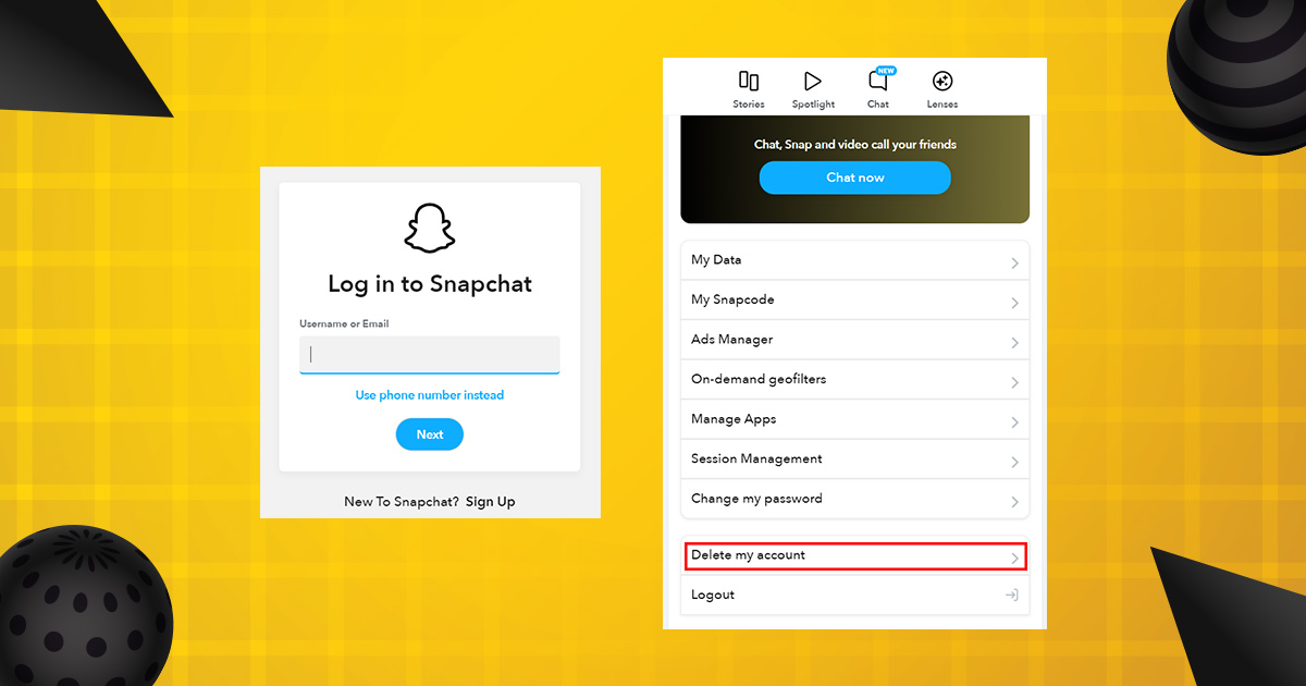  How to Delete a Snapchat Account
