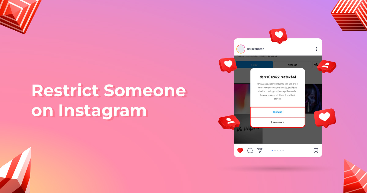 restrict someone on instagram