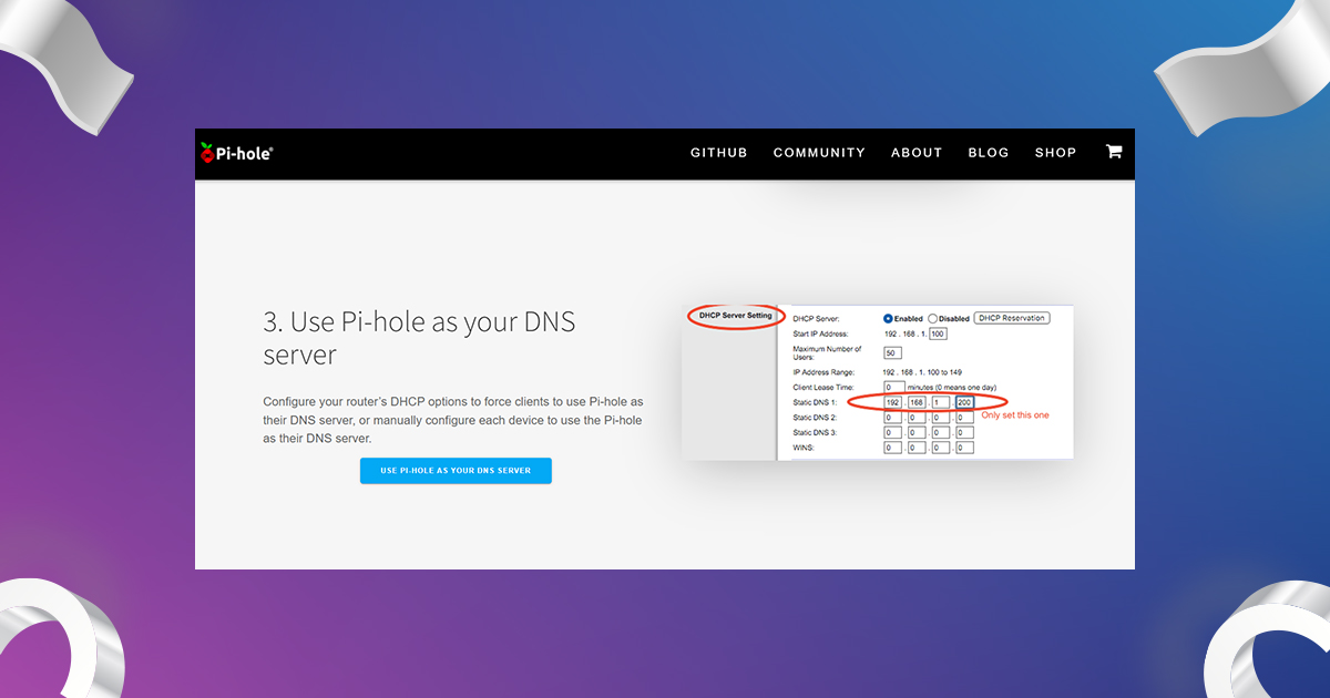 Enable Pi-hole for Network-Wide Ad Blocking
