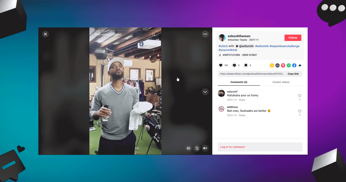Will Smith’s "The Wipe It Down Challenge" 