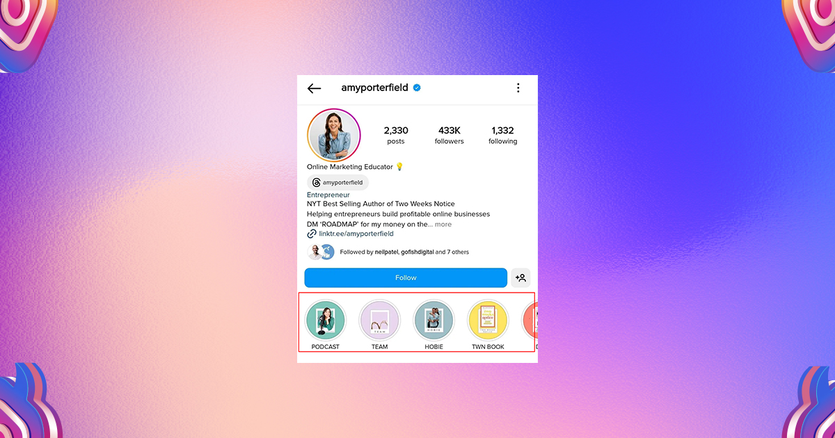 Optimize Instagram Story Highlights 