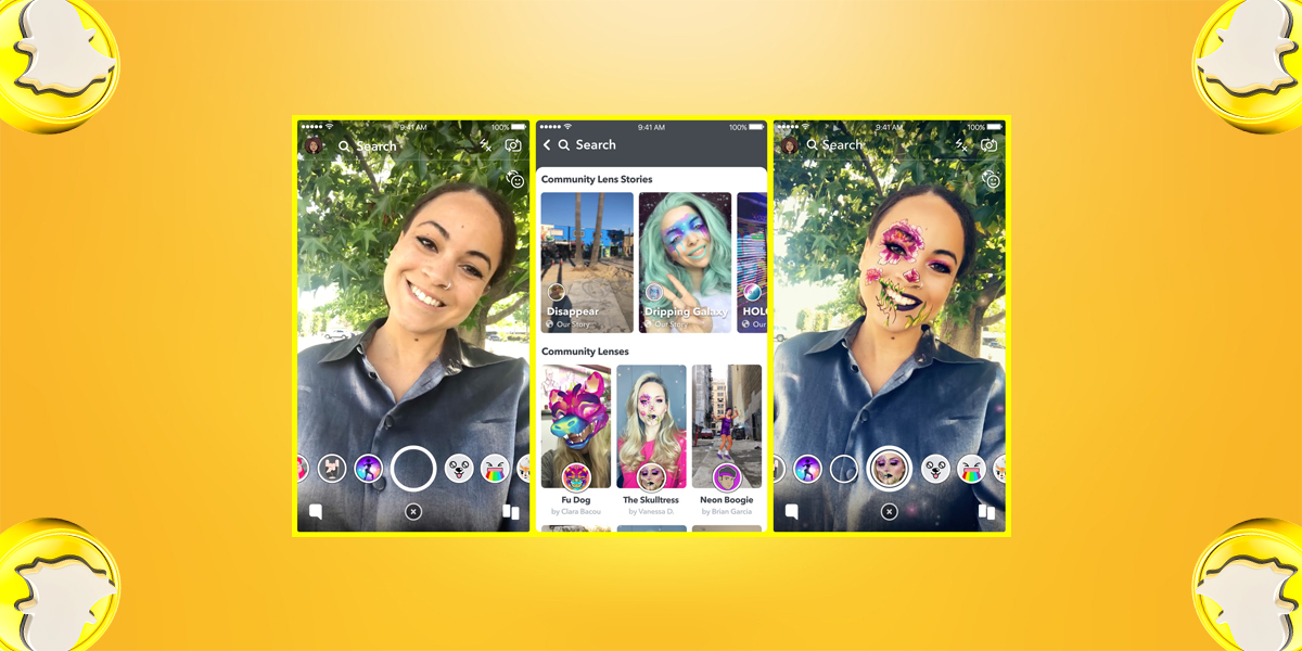 how lens plus snapchat enhances stories