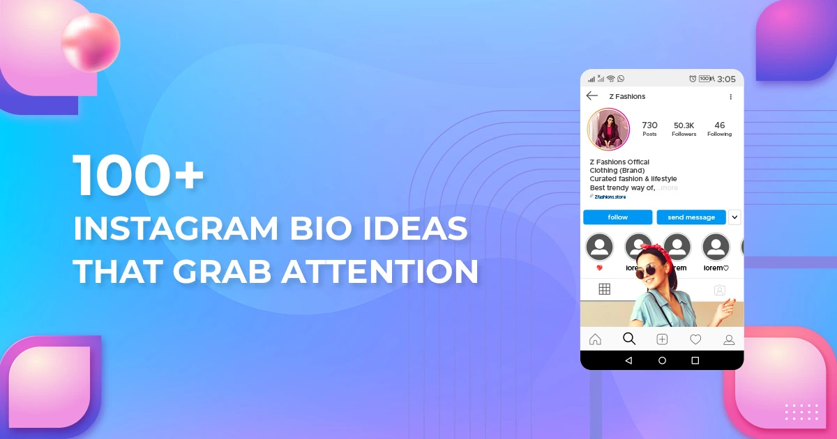 hundred instagram bio ideas that grab attention