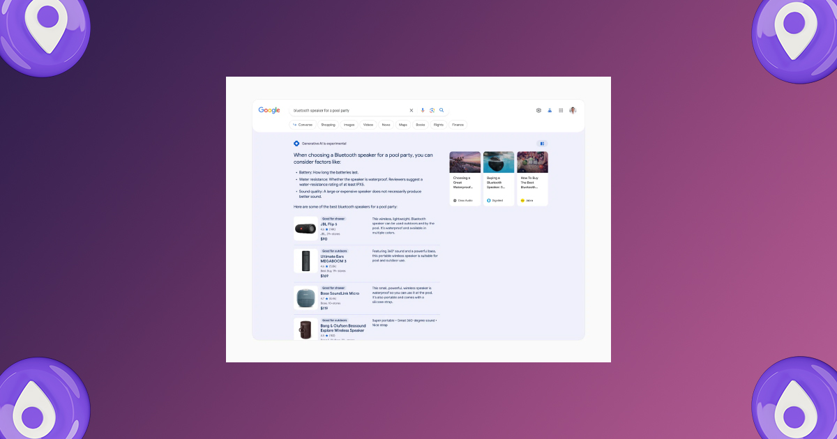 local search generative experience