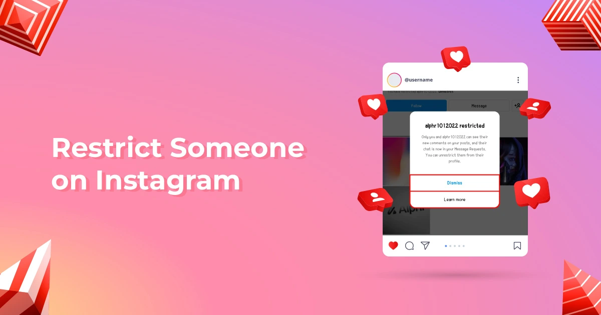 restrict someone on instagram