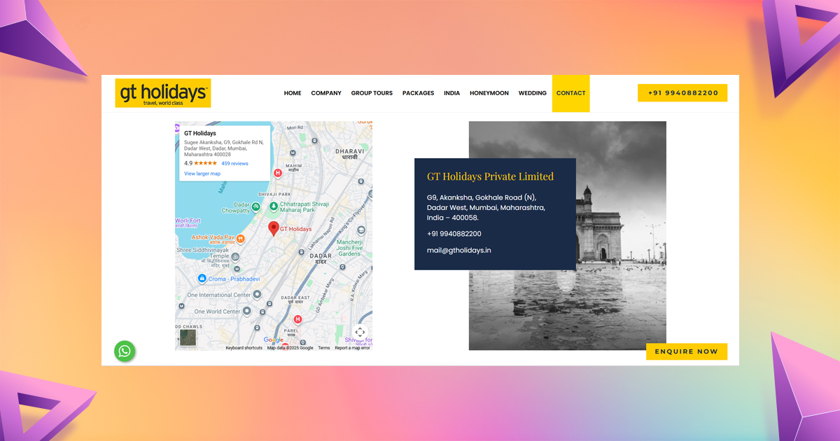 build location specific landing pages