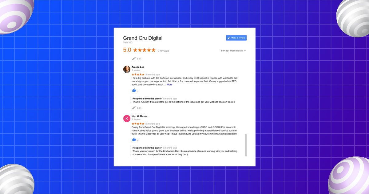 collect 20 to 50 reviews monthly