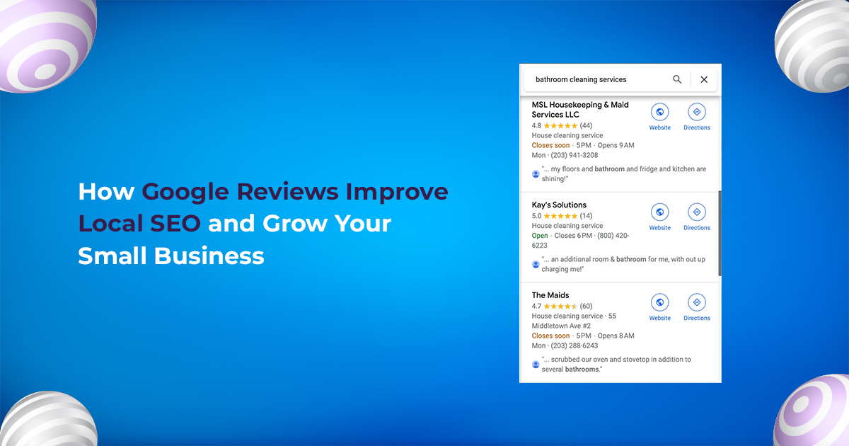 how google reviews improve local seo and grow your small business