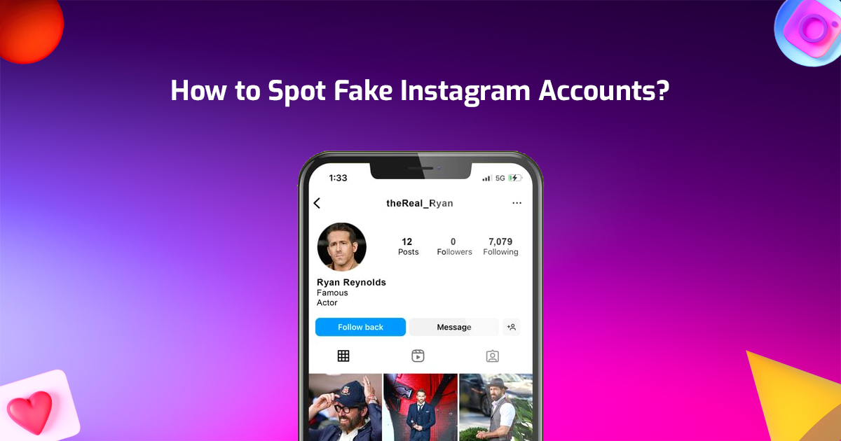 how to spot fake instagram accounts