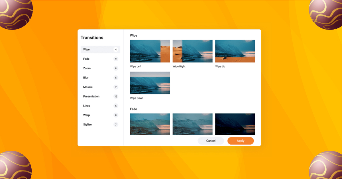 use simple transitions