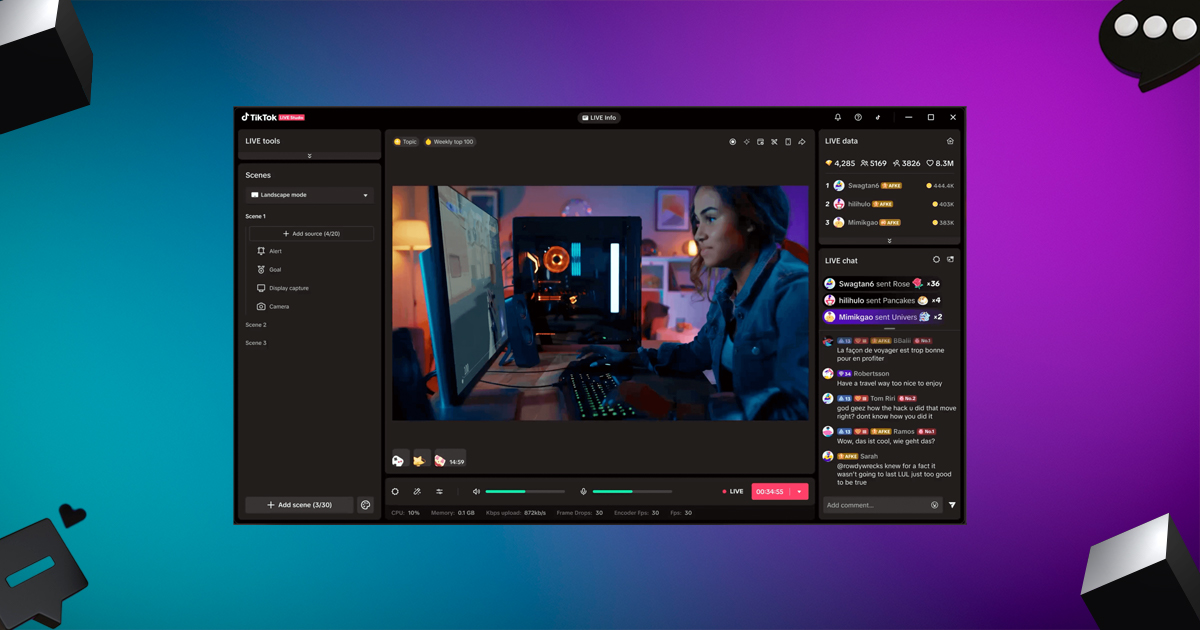 how to use tiktok live studio on pc