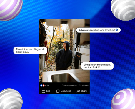 captions for facebook make your voice stand out small