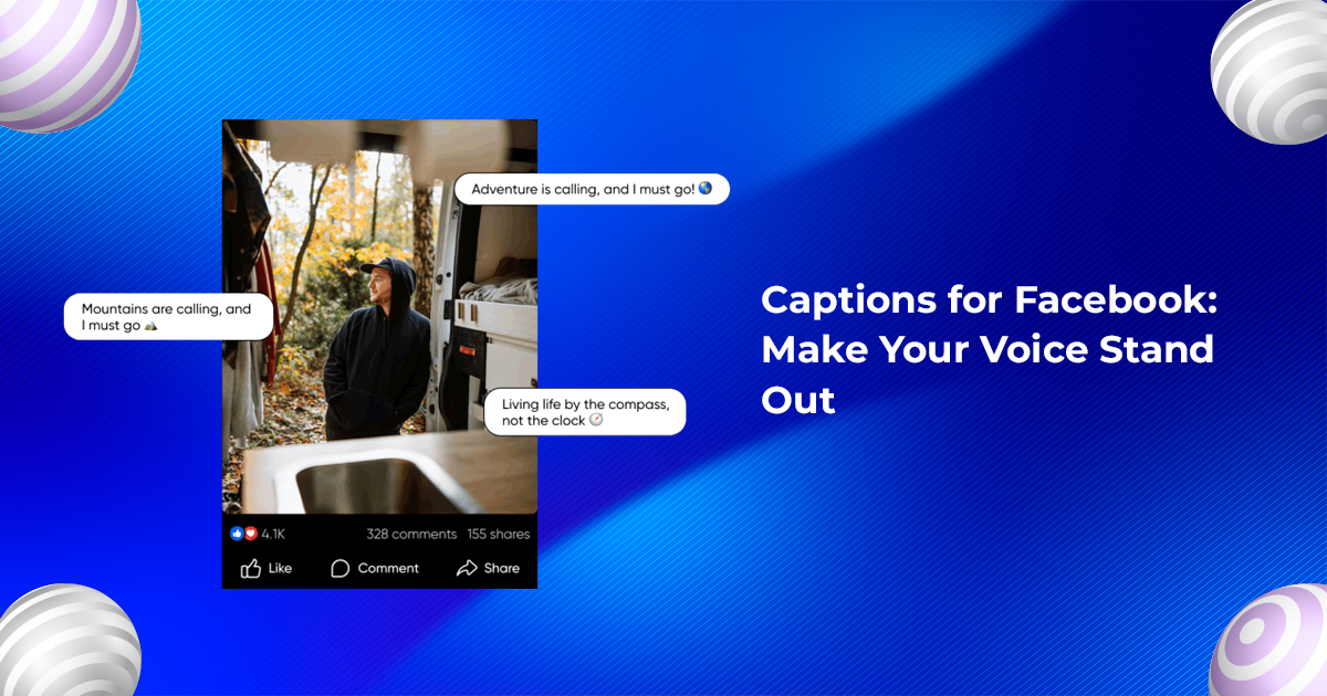 captions for facebook make your voice stand out