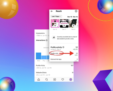 is instagram adding profile views small