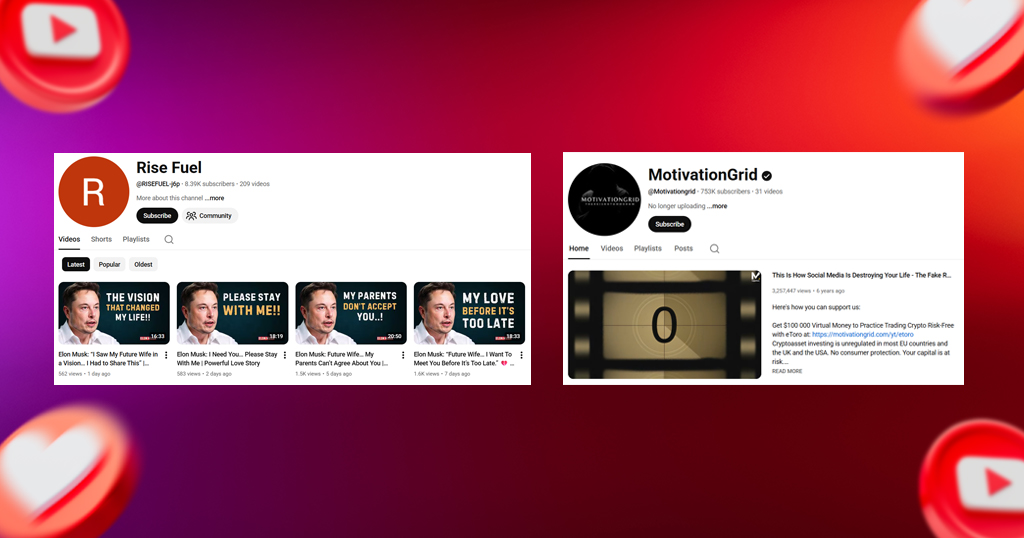 motivational you tube channel name ideas