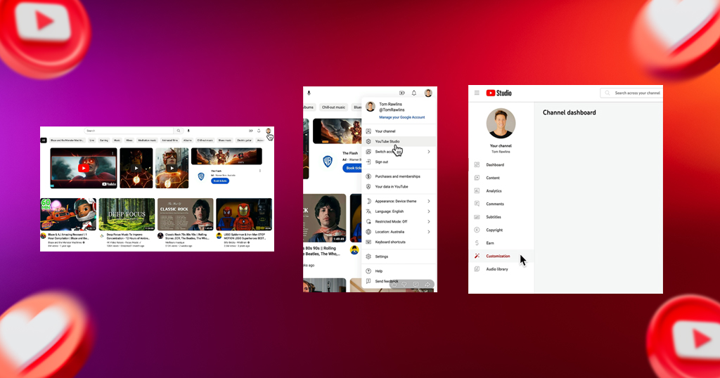 how to change youtube channel name