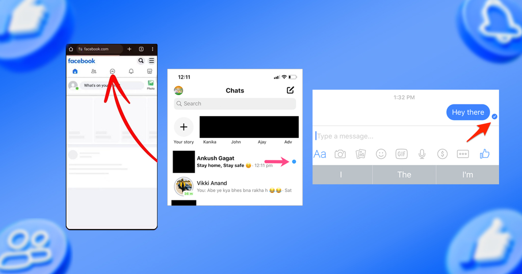 how to remove the blue dot on messenger
