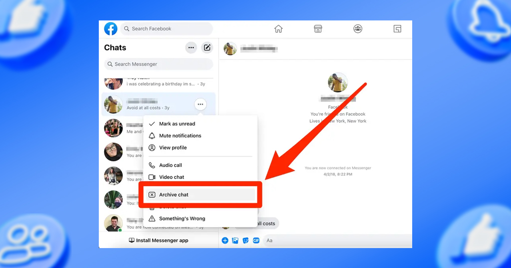 problem 2 blue dot appears without new message