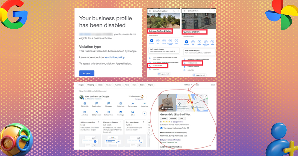 google business profile support 
