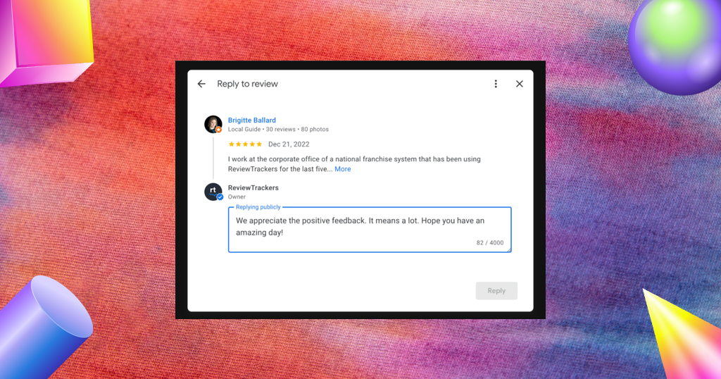 respond to every review yes even the bad ones