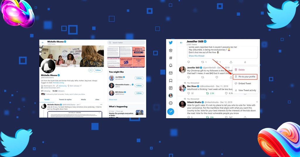 use direct twitter urls