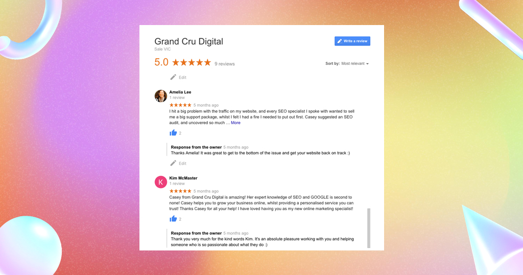 build a consistent review strategy