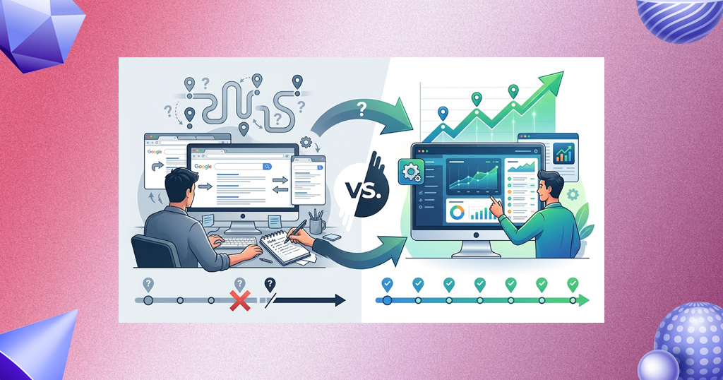 manual checking vs a dedicated tool